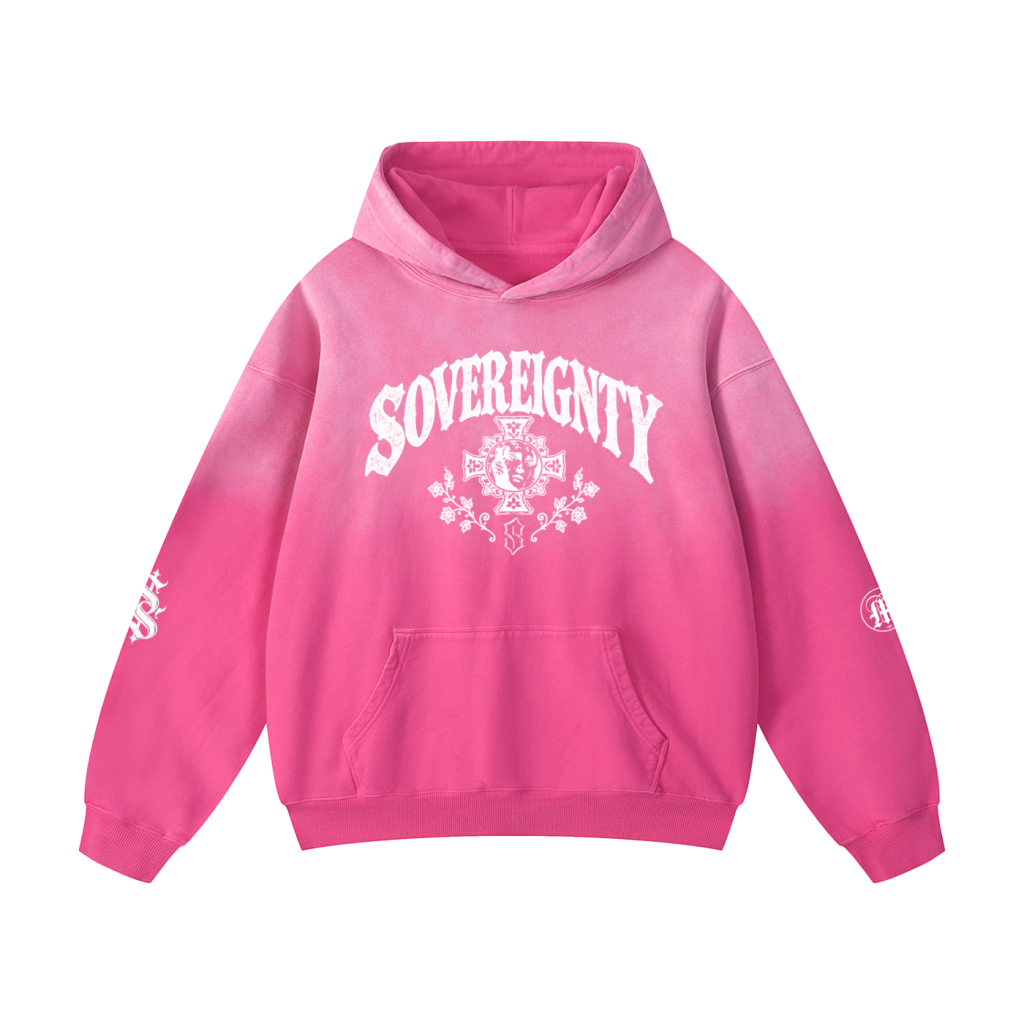 Sacred Sovereignty Sunfade Oversized Hoodie