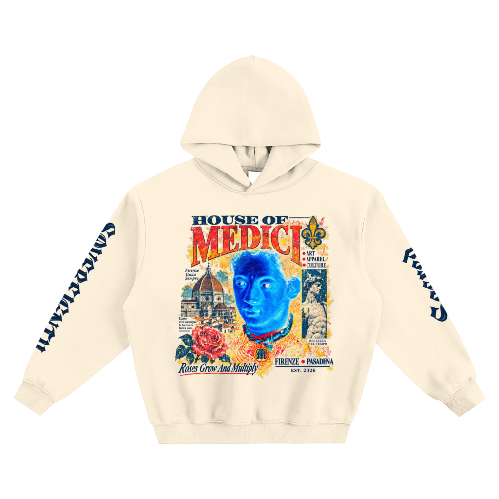 House of Medici Collage Boxy Hoodie