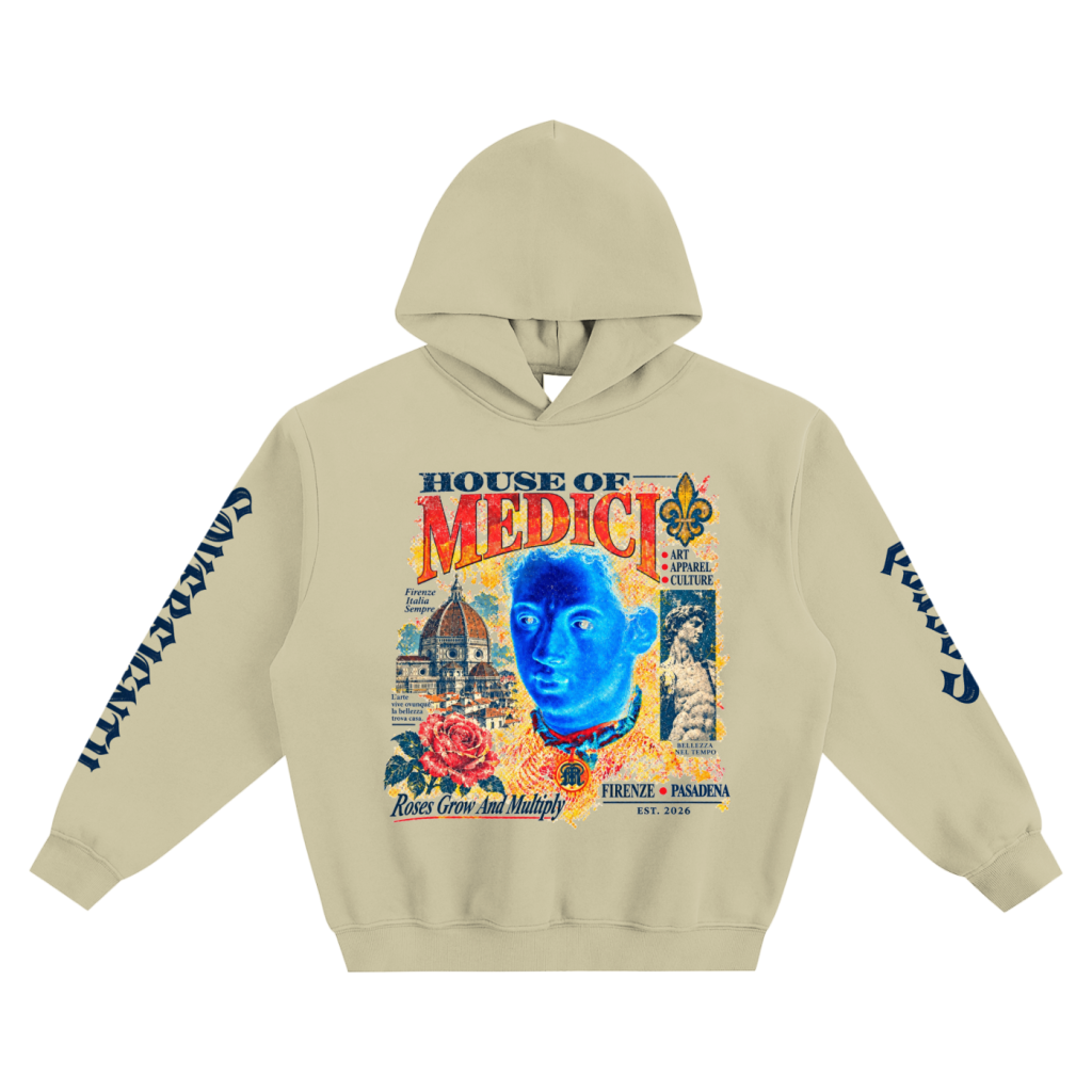 House of Medici Collage Boxy Hoodie