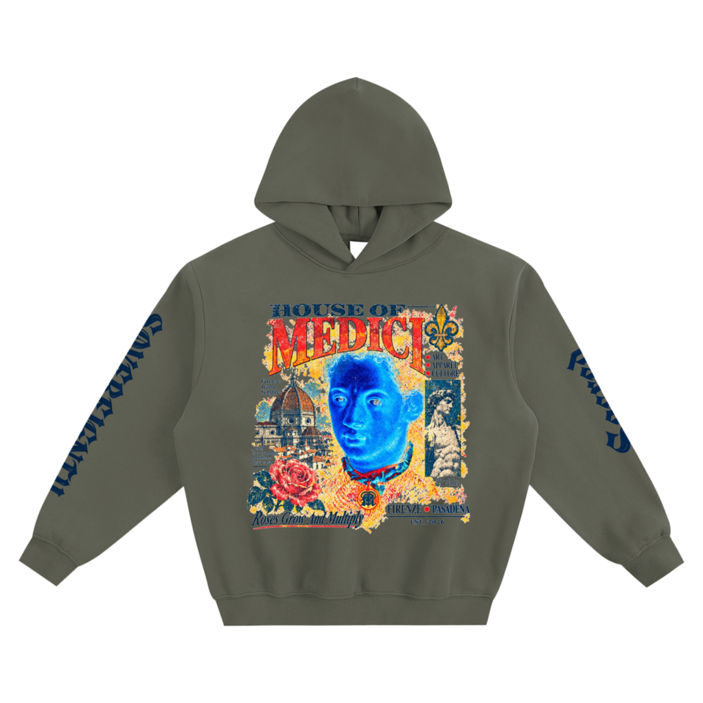 House of Medici Collage Boxy Hoodie