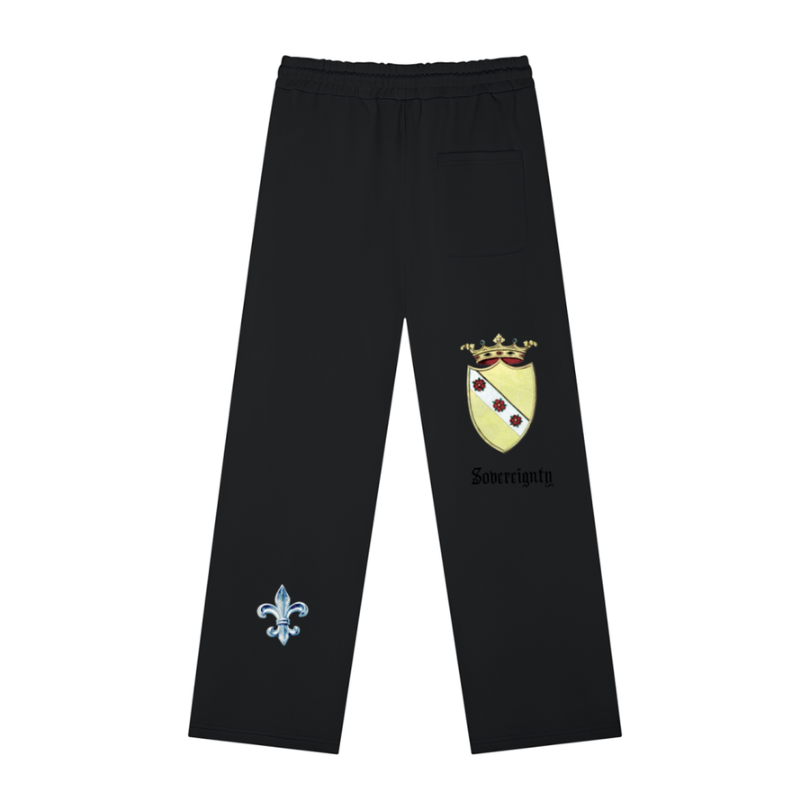 Sacred Sovereignty Collage Sweatpants — Black — back