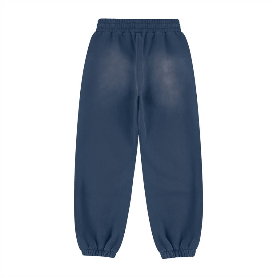 Medici M Vintage-Wash Fleece Joggers — Navy — back